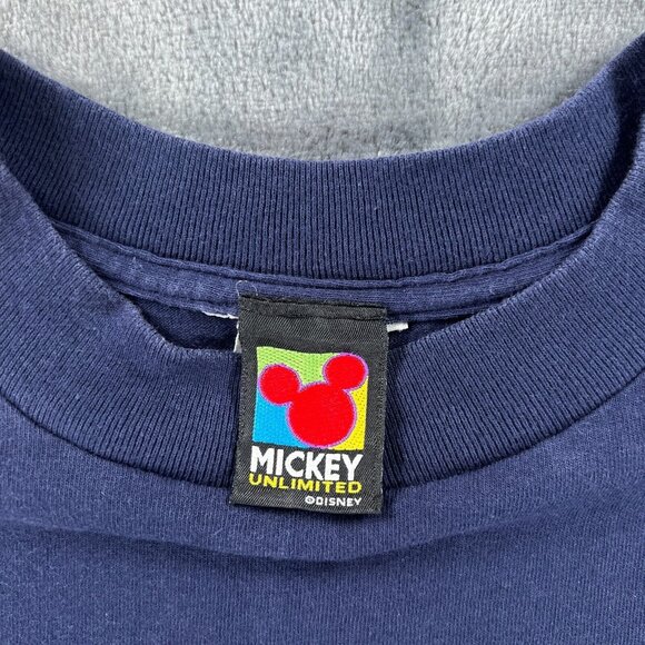 Mickey Unlimited T Shirt Men M Vintage 90's Florida Mickey Mouse Embroidered USA - Picture 11 of 11